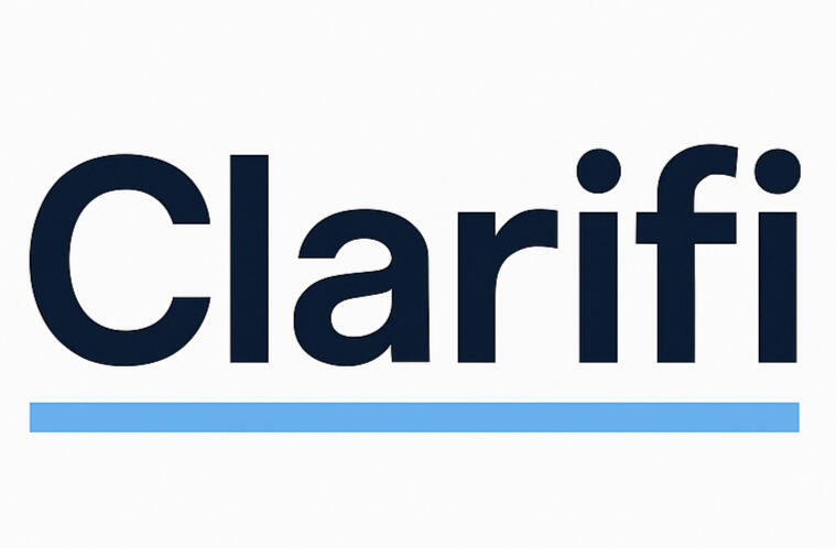 Clarifi Logo for Strategy page Clarifi logo with tagline Strategy That Speaks Regulation, representing Clarifi Strategy, the investor and startup advisory division of Clarifi Oy.